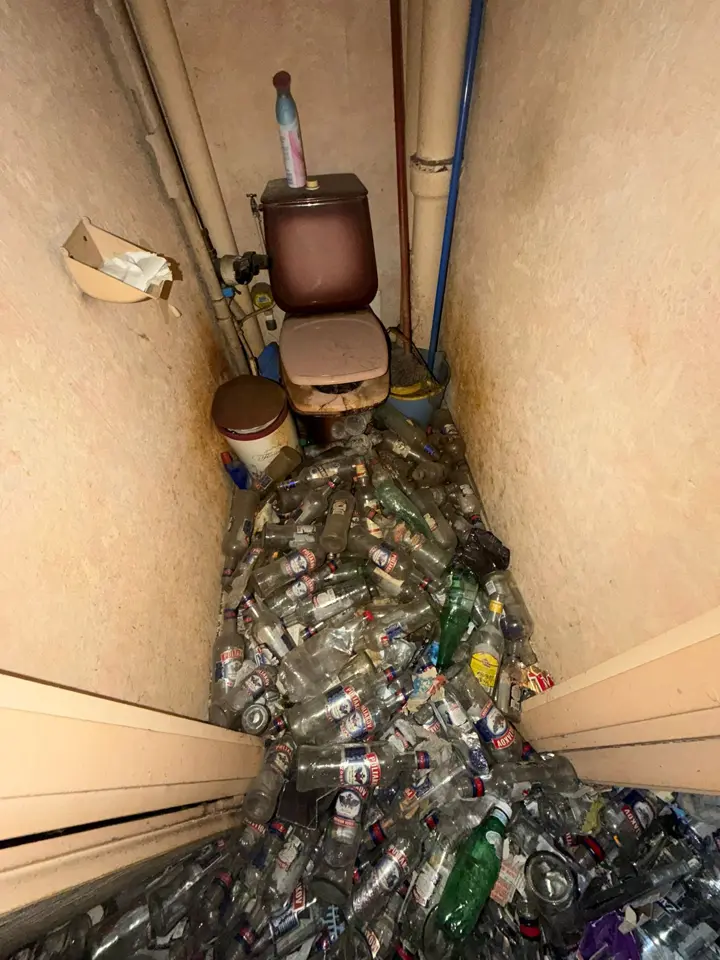 Logement encombré avant l’intervention de nos équipes